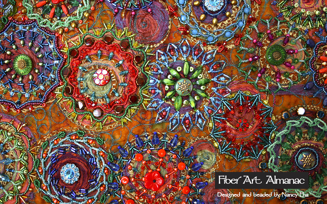 Art elements and principles of design in beaded quilts