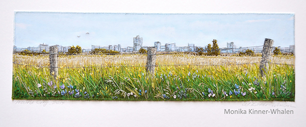 Prairie City, 2014 Monika Kinner-Whalen 1st place, best of category FFAA Embroidery
