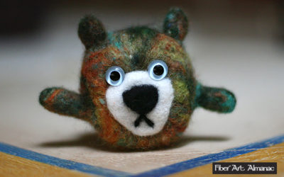Julie Pietras’ needle felted wooly critters