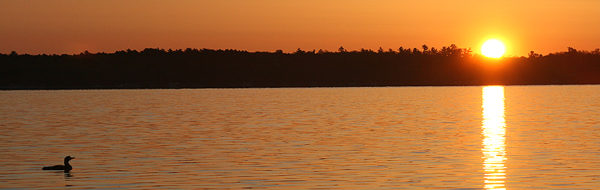 Sunset on Trout Lake, Northern Minnesota